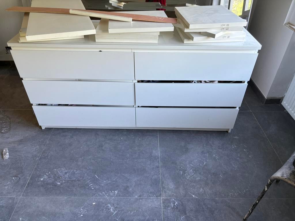 Gratis IKEA dressoir met 6 laden, Tuin en Terras, Ophalen, Gebruikt, Hout, Overige typen