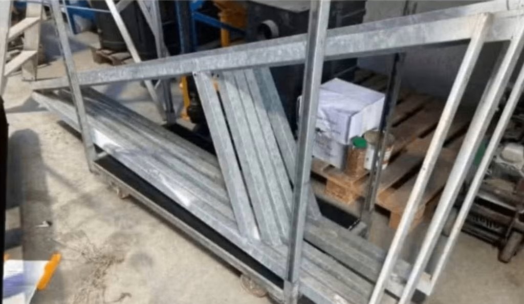 5 Robuuste Frame-delen (Gegalvaniseerd), Ophalen, Gebruikt