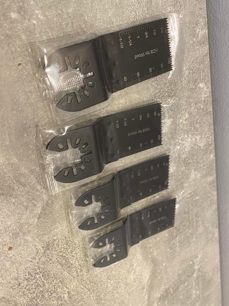 Multitool zaagjes per 4, Verzenden, Zo goed als nieuw