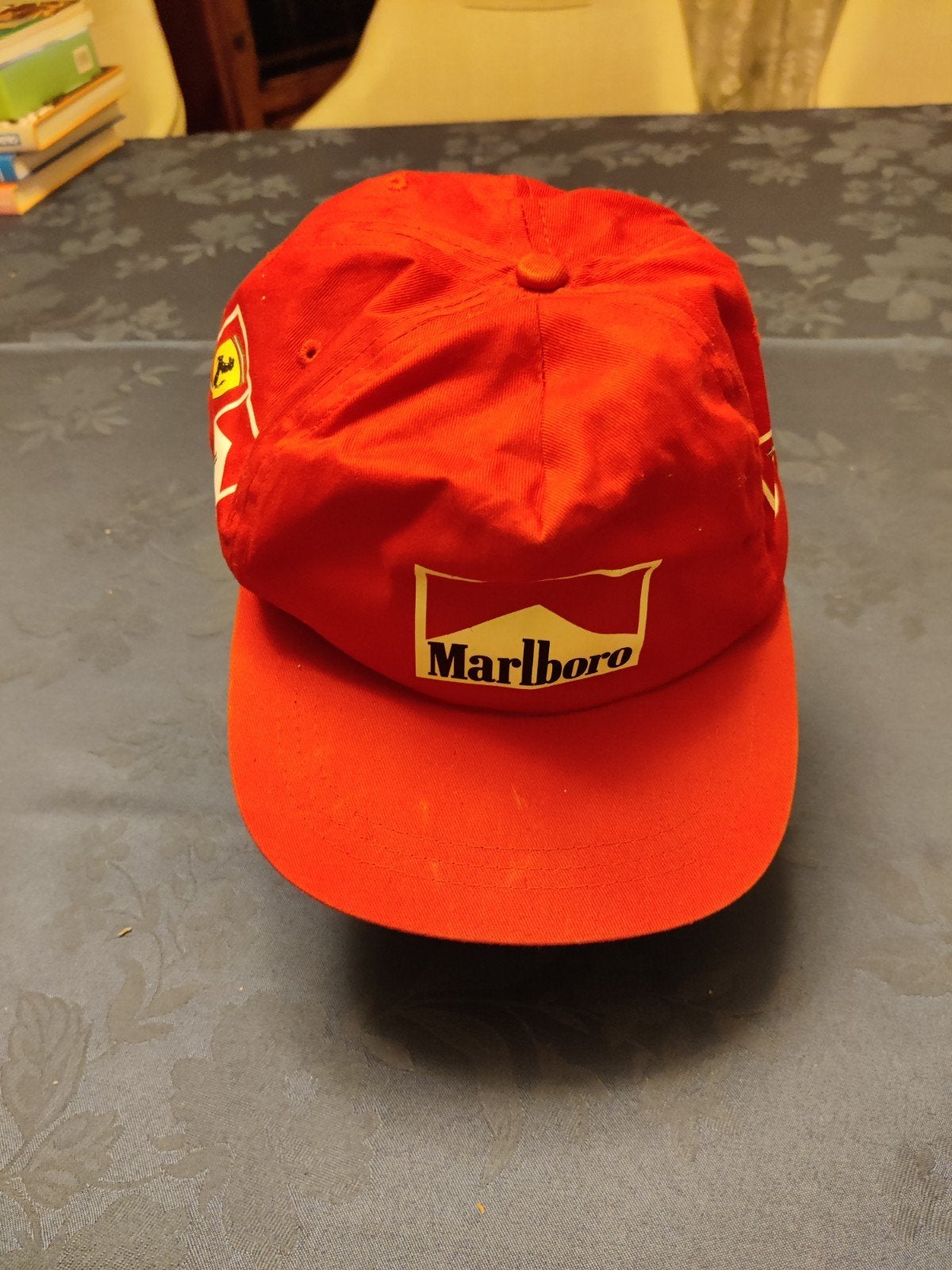 Vintage 90s Ferrari F1 Marlboro Cap / Pet - Groene Onderklep, Verzamelen, Ophalen