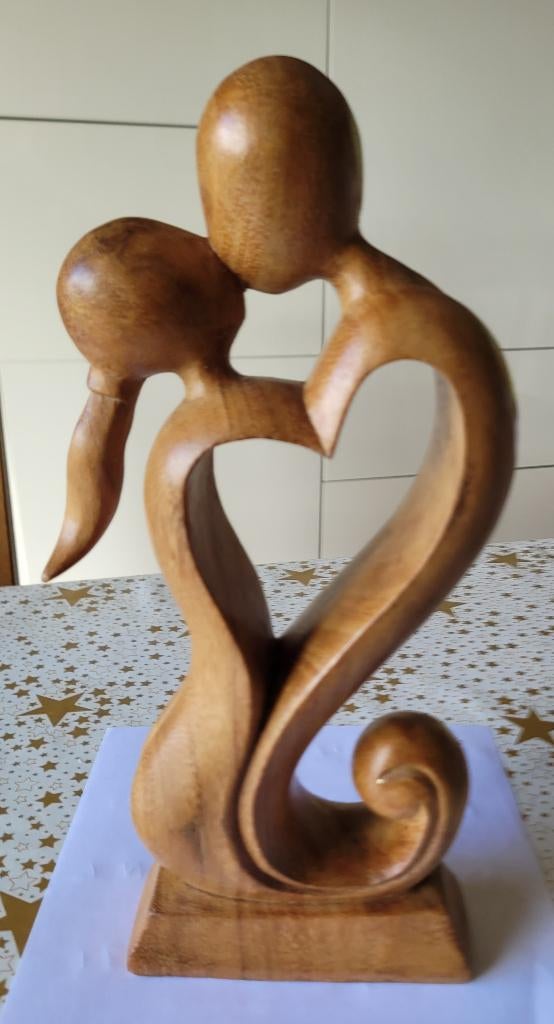 Décor amoureux en bois, Antiquités & Art, Enlèvement ou Envoi, Bois