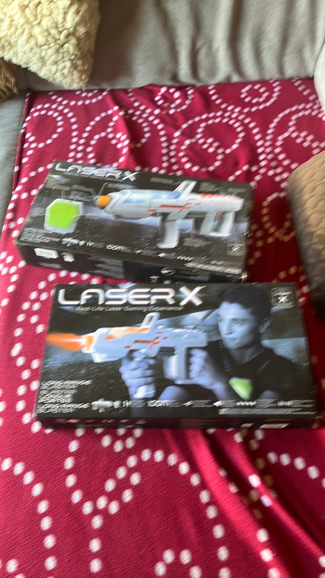 2 laser guns, Ophalen, Zo goed als nieuw