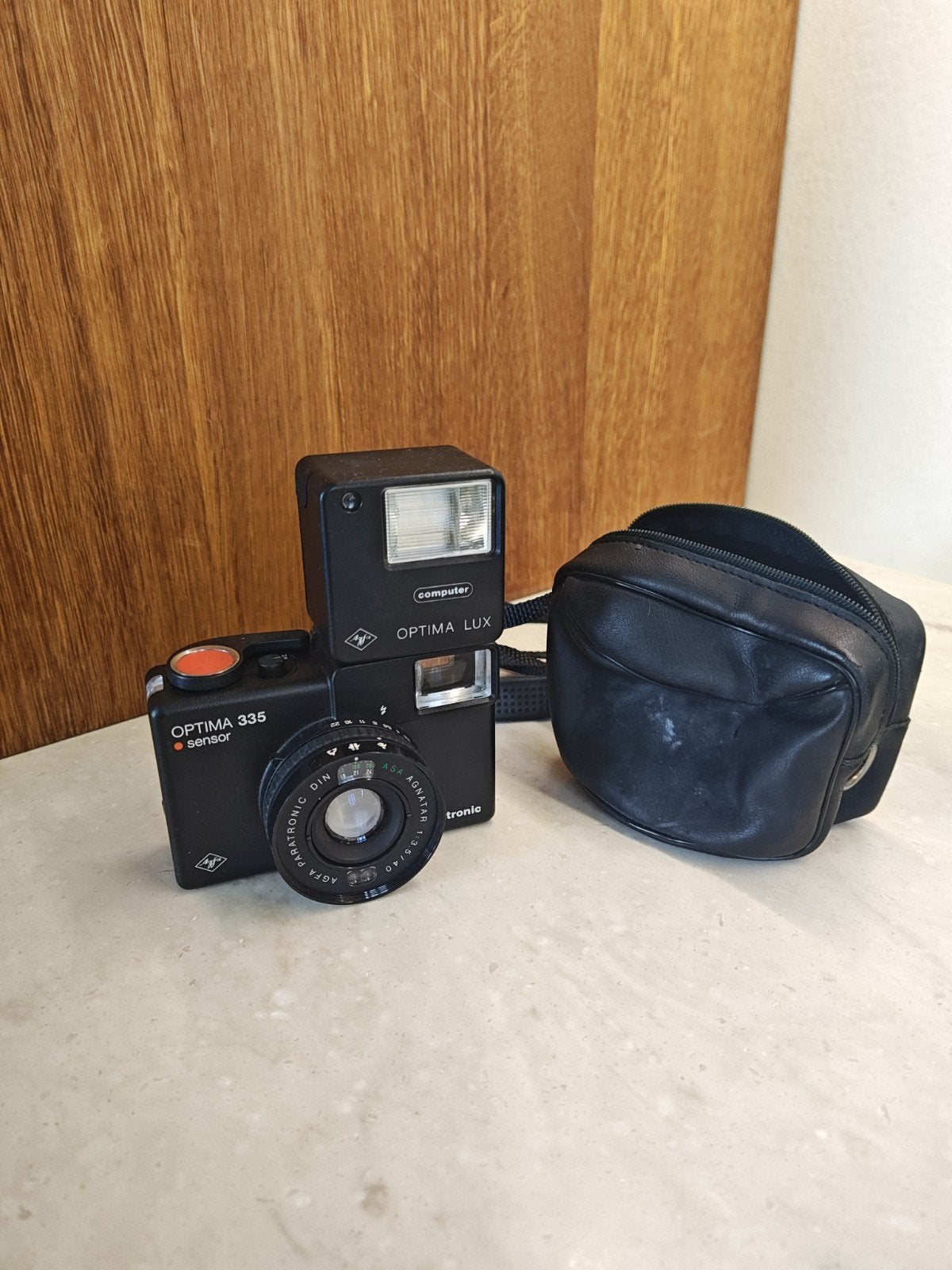 Capteur Agfa Optima 335 (35 mm) avec flash Optima Lux et étu, Enlèvement ou Envoi, Utilisé
