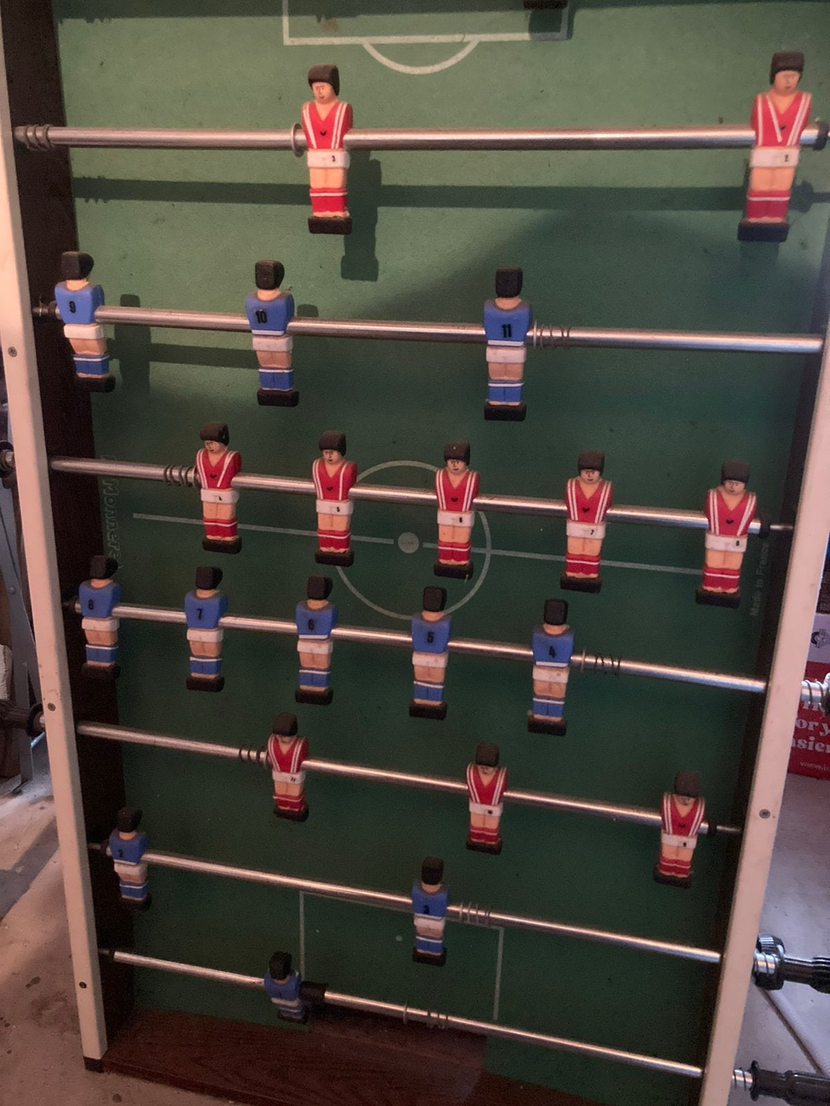 Baby-foot, Enlèvement, Utilisé