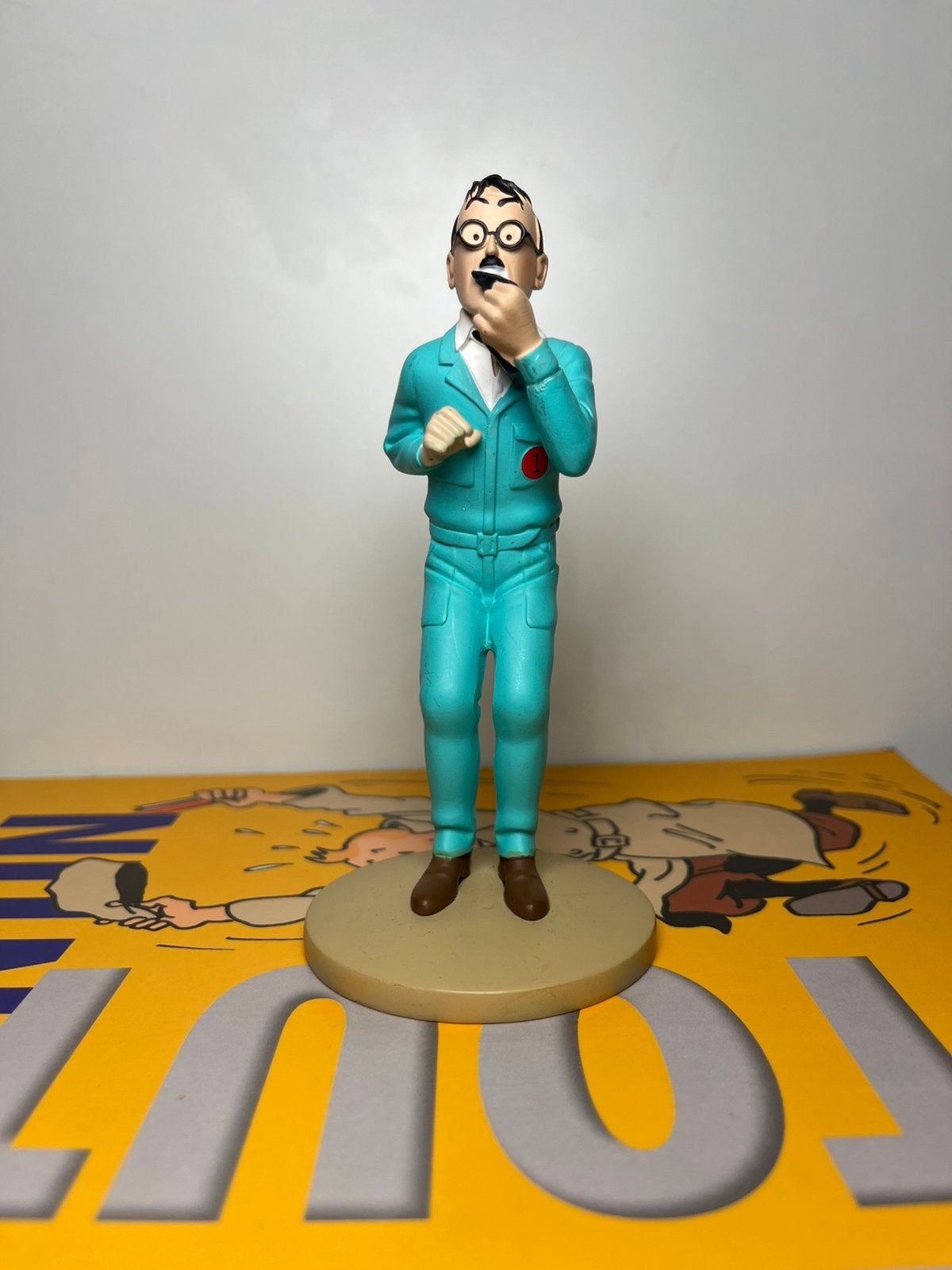 Baxter le directeur de la base, Enlèvement ou Envoi, Tintin, Comme neuf, Statue ou Figurine