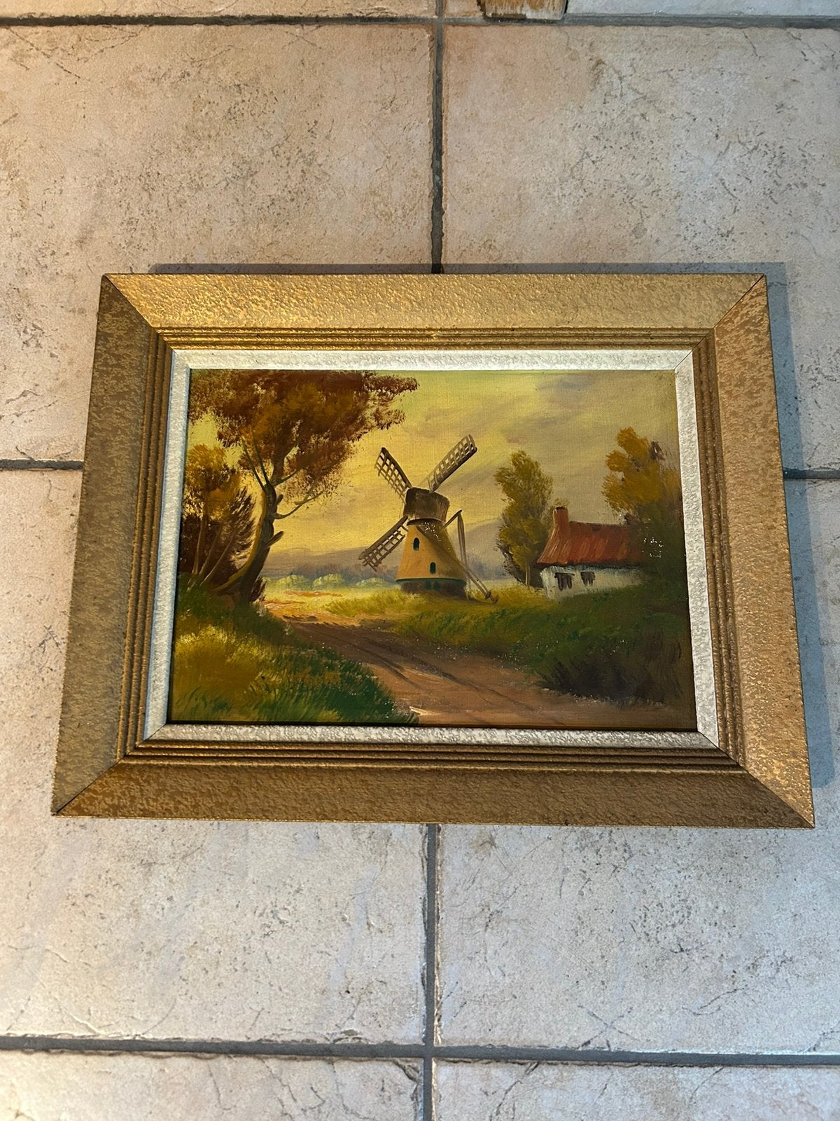 Schilderij op doek (oud), Ophalen, Doek