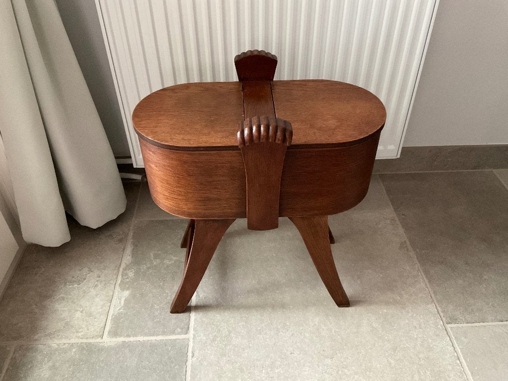 Oud houten Naaikastje / bijzetmeubel, Hobby & Loisirs créatifs, Enlèvement, Utilisé