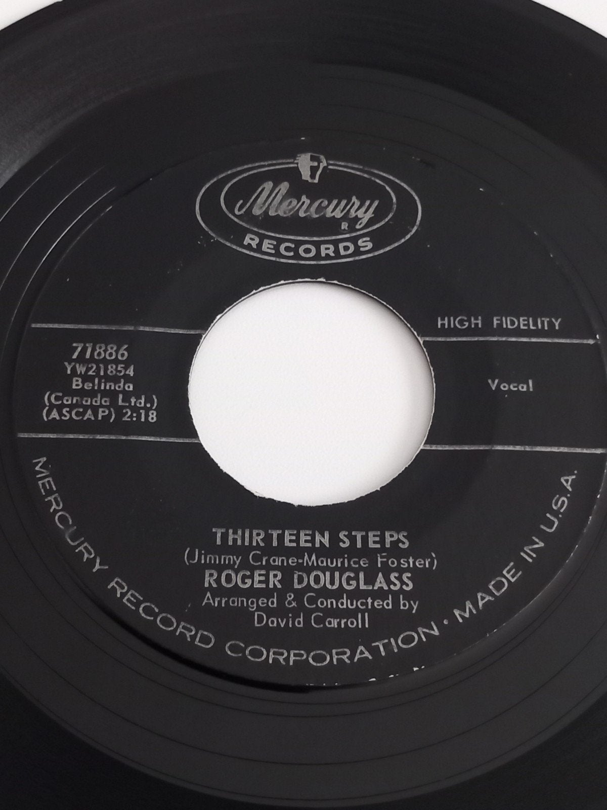 ROGER DOUGLASS. THIRTEEN STEPS . 60S OLDIES USA 45T, Enlèvement ou Envoi