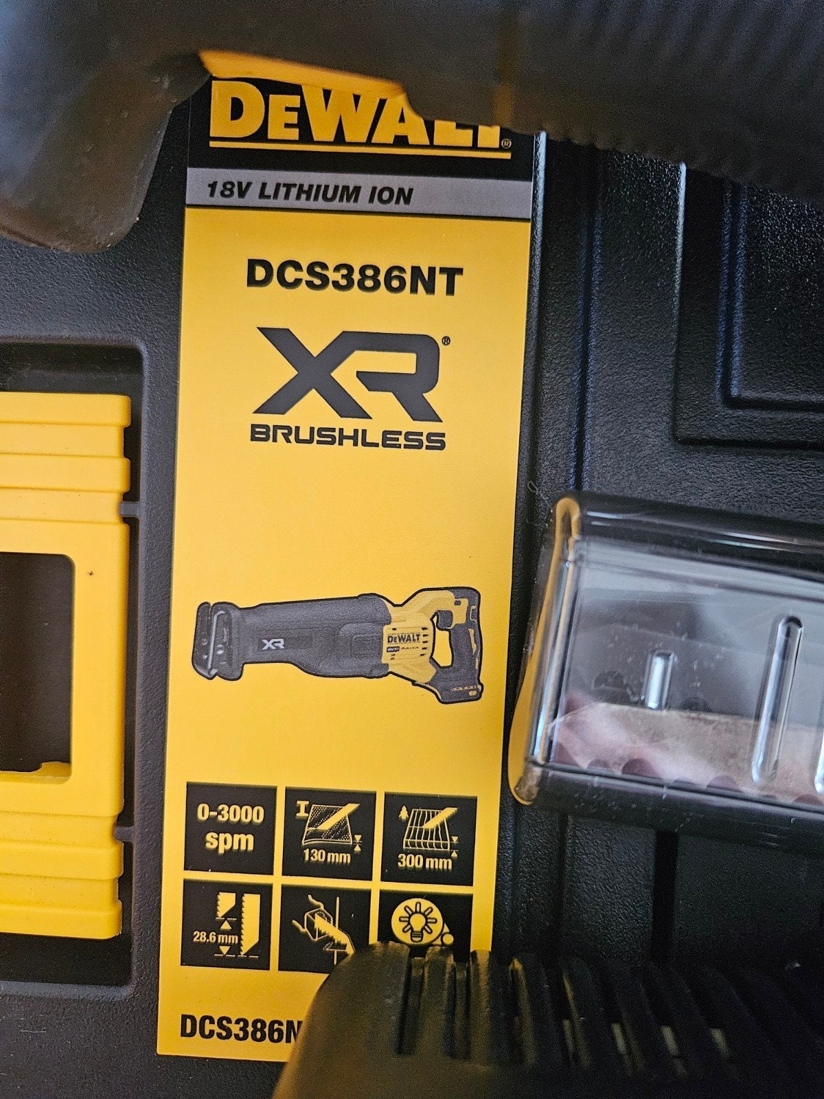 Dewalt reciprozaag 18v., Doe-het-zelf en Bouw, Ophalen, Zo goed als nieuw, Reciprozaag, Dewalt