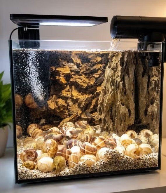 aquarium + tanganyika slakkencichliden te koop, Vis, Zoetwatervis