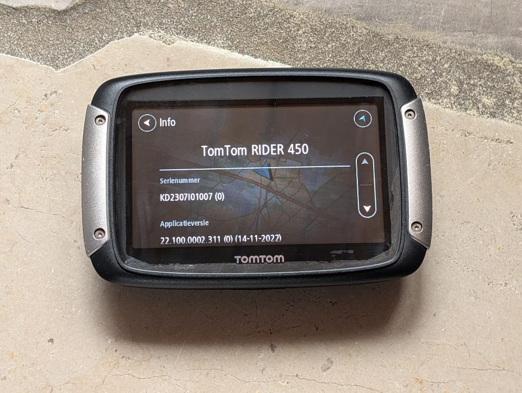 TomTom Rider 450, Motoren, Accessoires | Navigatiesystemen, Ophalen, Gebruikt