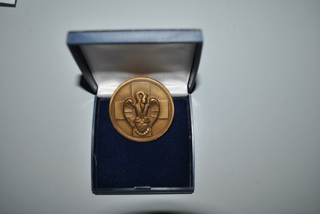 Belgique Médaille Croix Rouge/Donneur sang Bon état, Envoi, Autres matériaux