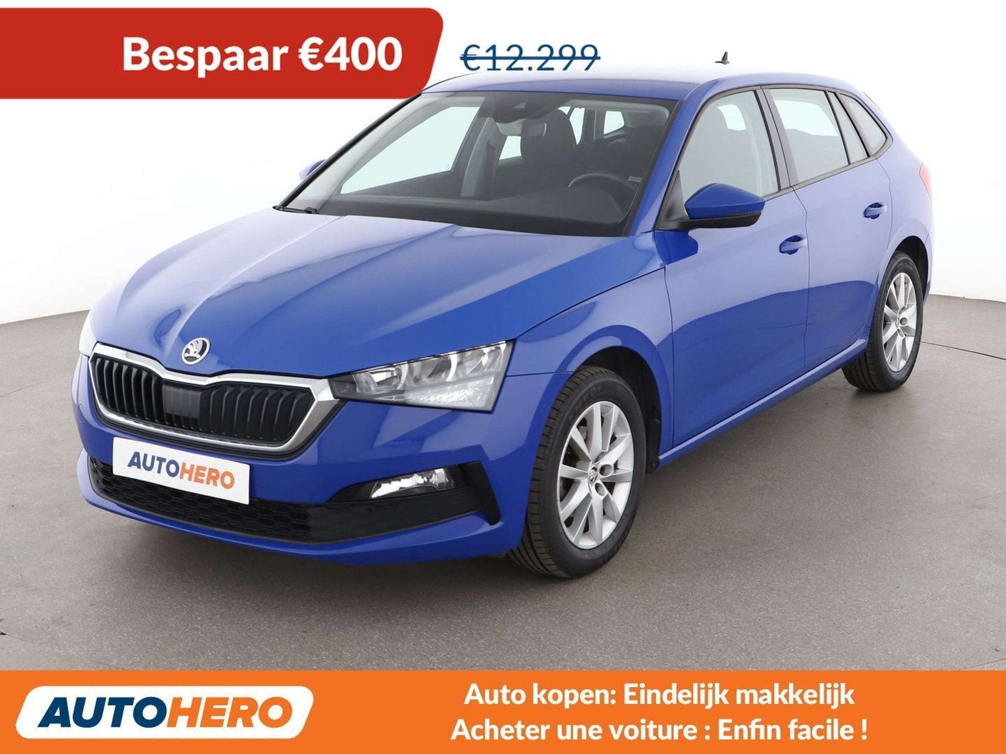Skoda Scala 1.0 TSI Ambition (bj 2020), Auto's, Voorwielaandrijving, Gebruikt, 1209 kg, 5 deurs