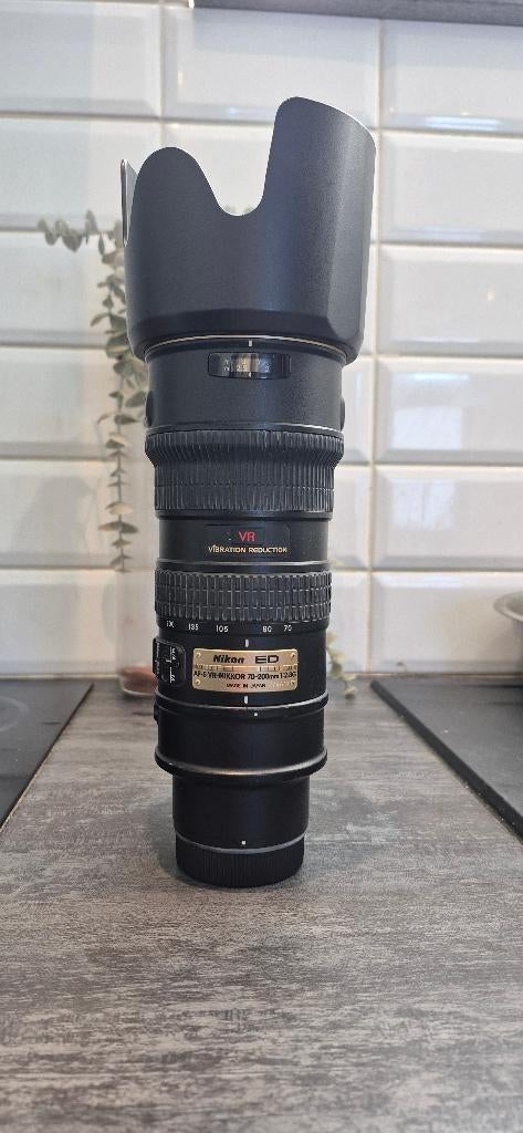 OBJECTIF NIKON  70-200, TV, Hi-fi & Vidéo, Photo | Lentilles & Objectifs, Utilisé, Téléobjectif, Zoom, Enlèvement