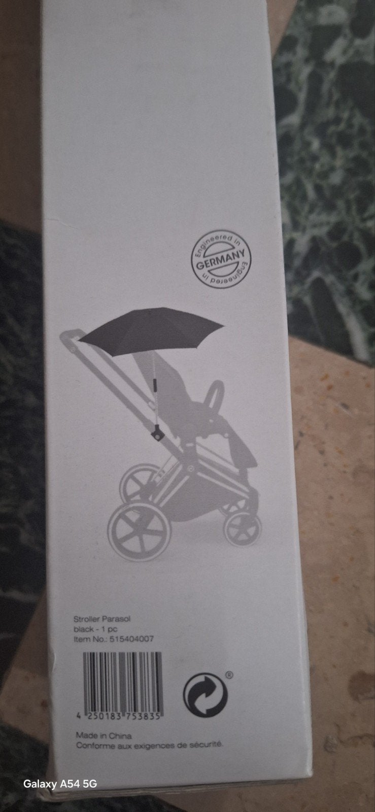 parasol priam cybex, Enlèvement