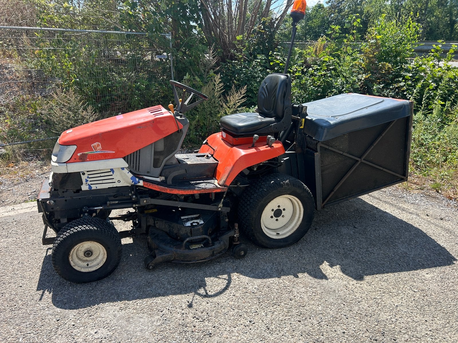 Iseki sxg22 diesel 3 cilinder 22pk, Tuin en Terras, Zitmaaiers, Ophalen, Gebruikt, Opvangbak, 120 cm of meer