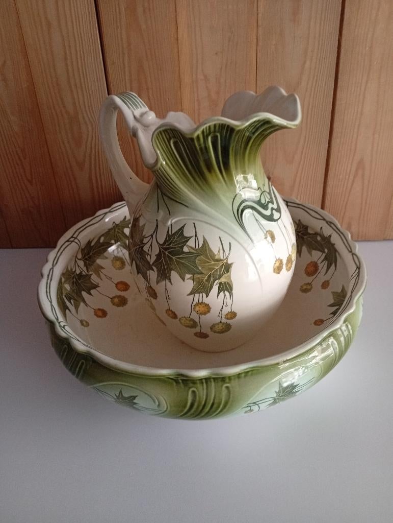Villeroy & Boch toiletset — Art Nouveau (1900), Antiek en Kunst, Ophalen