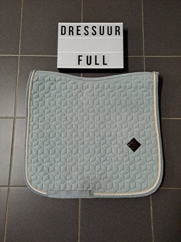 Onderlegger/dekje Kentucky dressuur, Gebruikt, Zadeldekje, Kentucky, Blauw
