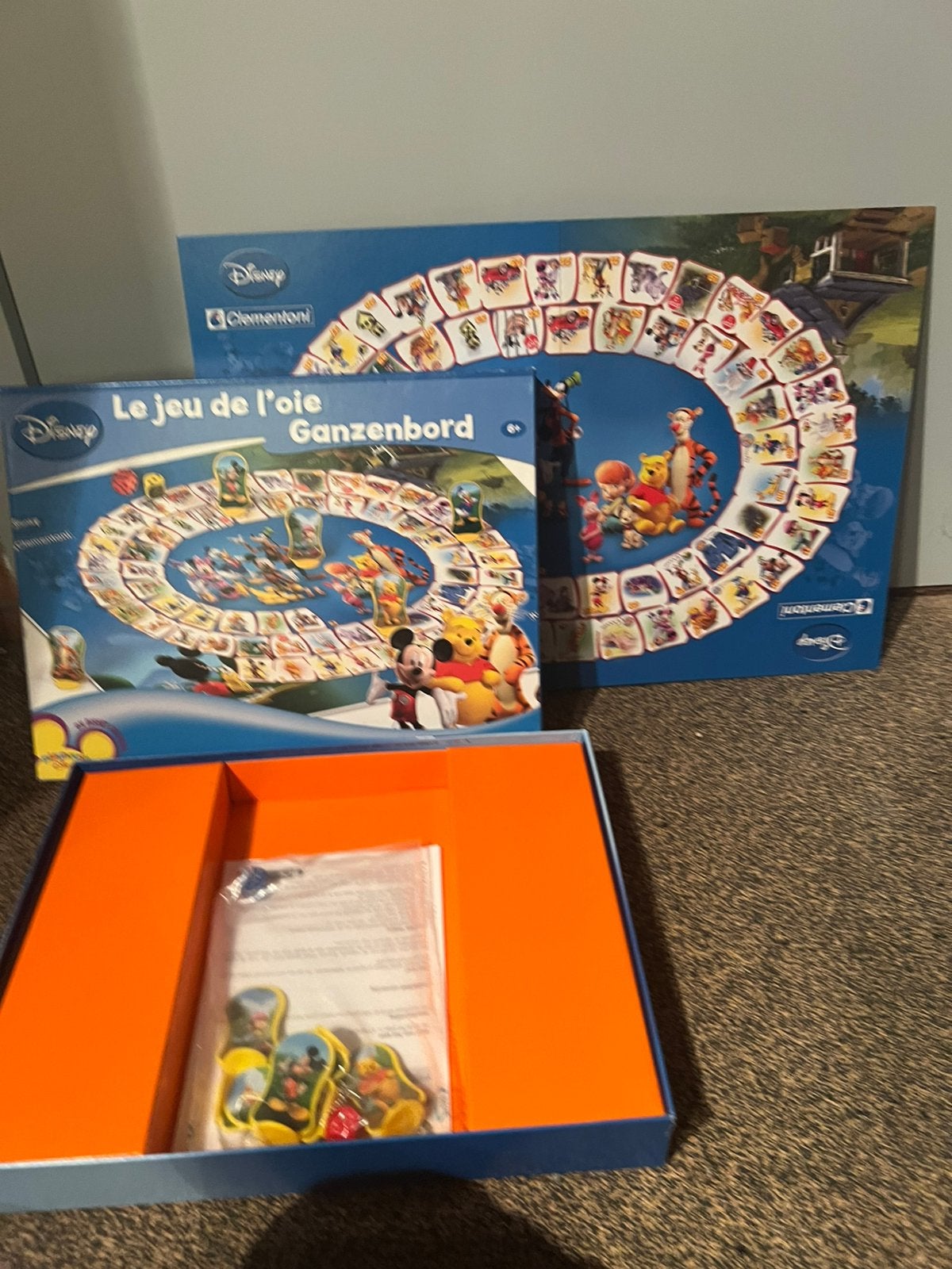 Ganzenbord disney, Cinq joueurs ou plus, Enlèvement ou Envoi, Utilisé, Jeu de voyage