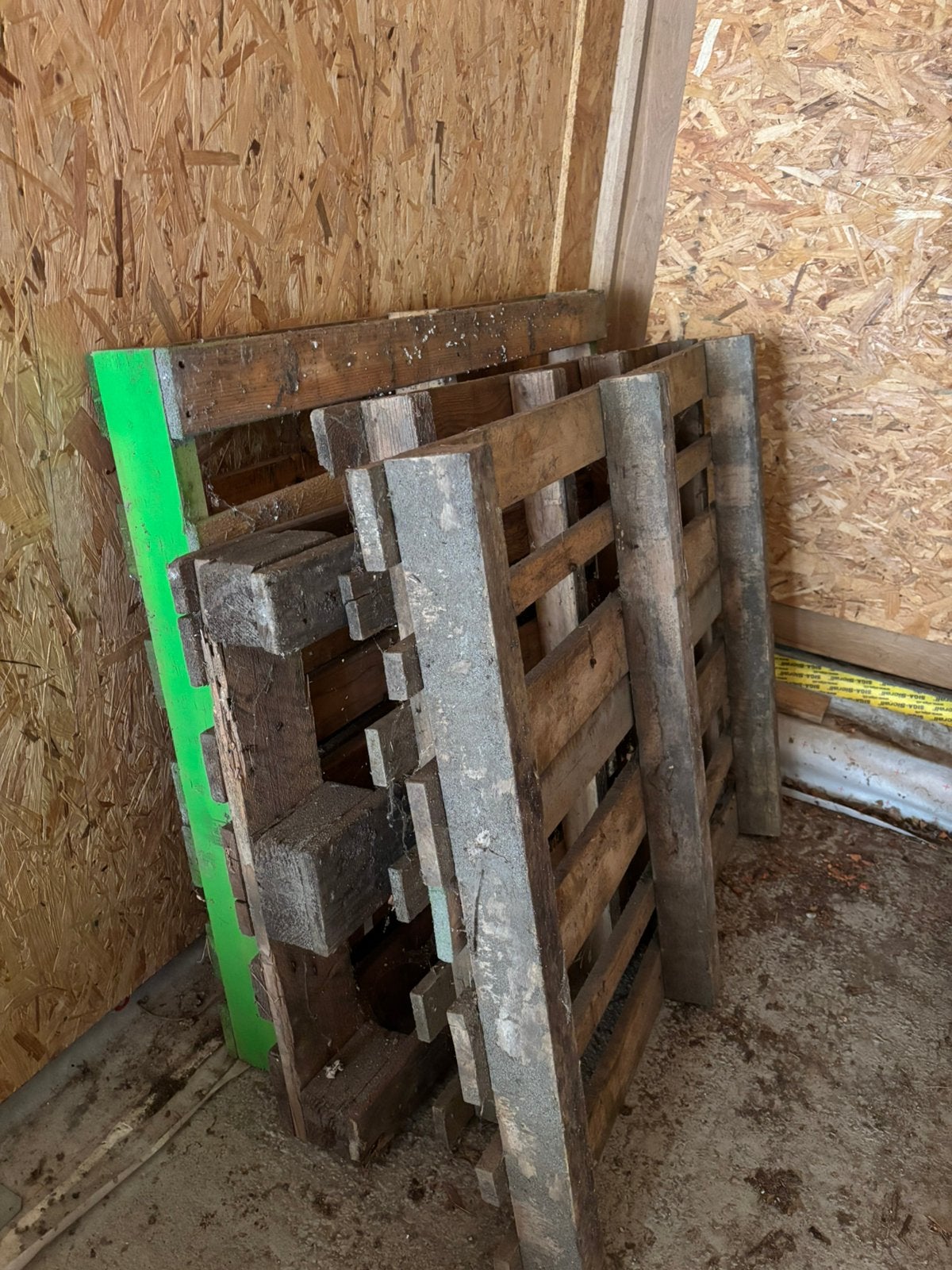 oude pallets gratis, Ophalen, Gebruikt