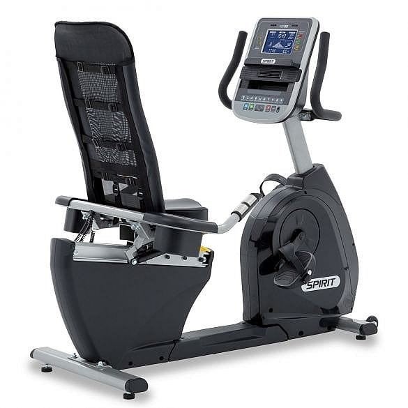 Recumbent bike Spirit XBR95, Sport en Fitness, Ophalen, Zo goed als nieuw, Benen