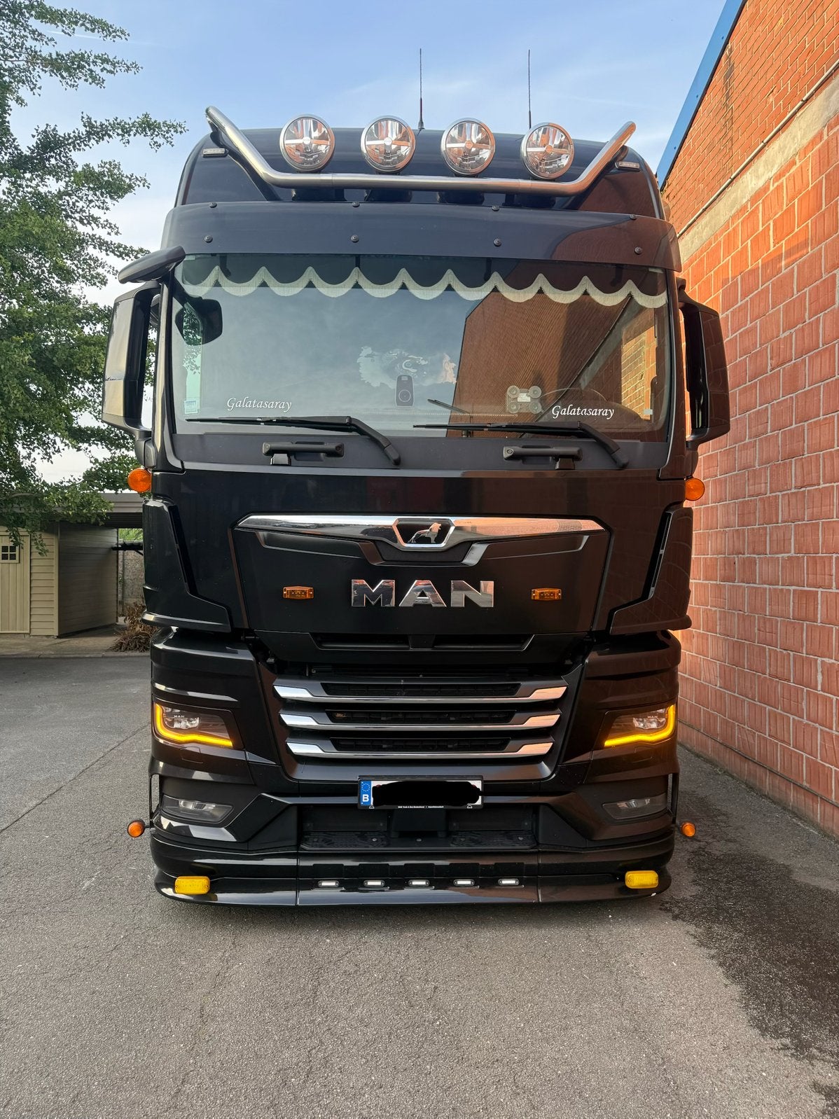 MAN TGX 18.510, Auto's, Automaat, Euro 6, MAN, Zwart