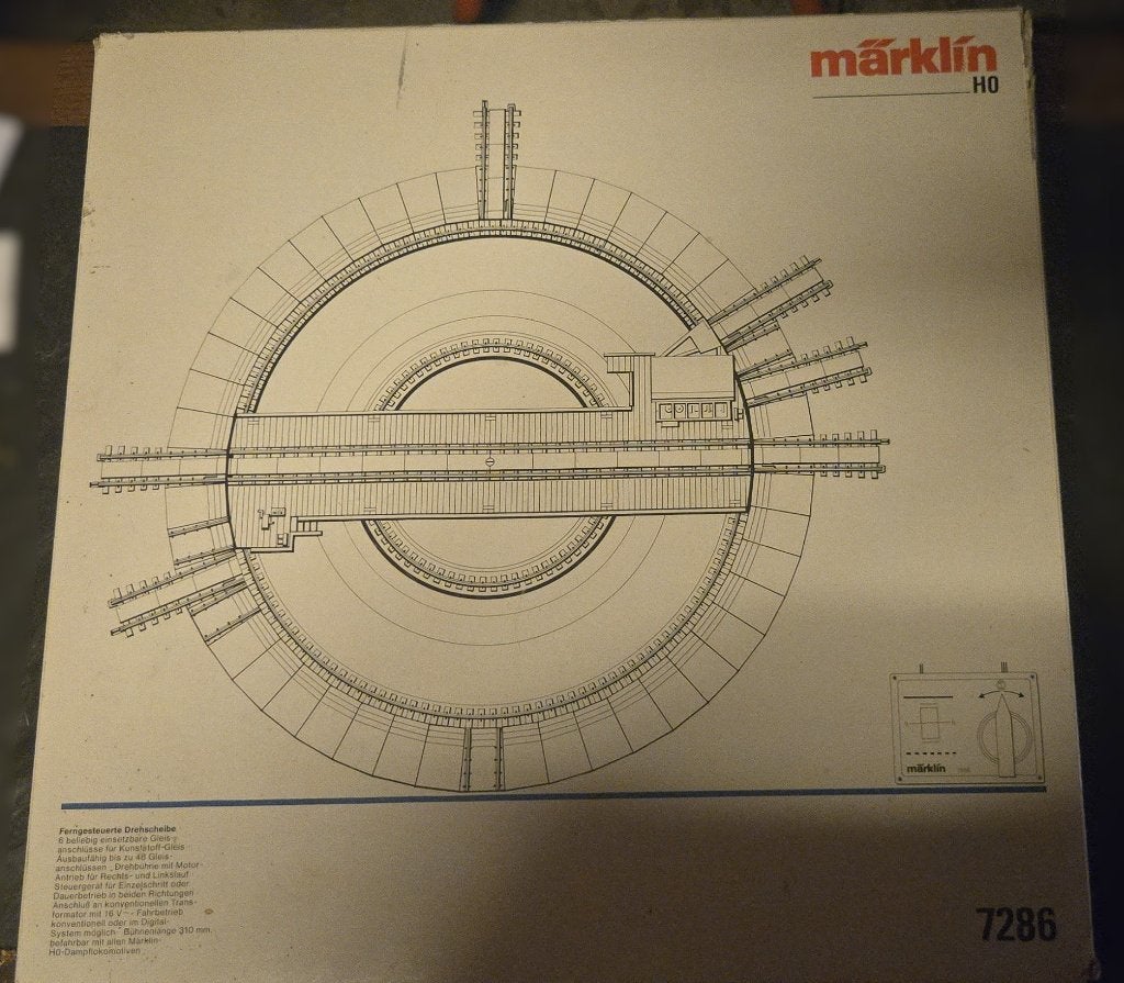 Marklin 7286 Pont Tournant, Hobby & Loisirs créatifs, Trains miniatures | HO, Enlèvement ou Envoi, Comme neuf, Pont, Tunnel ou Bâtiment