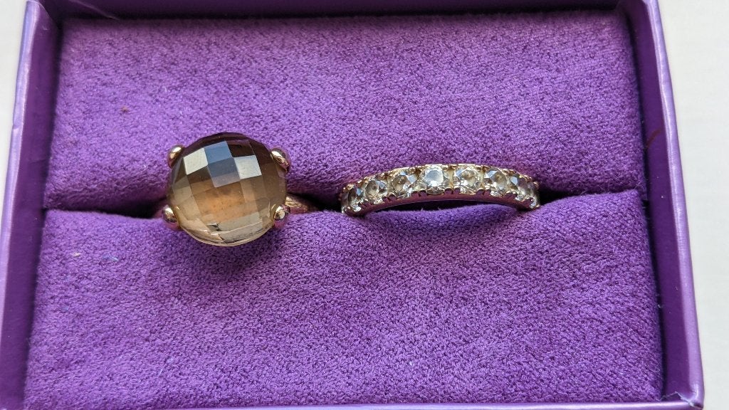 Bronzallure ringen maat 18, Handtassen en Accessoires, Ringen, Ophalen, Nieuw, Met edelsteen