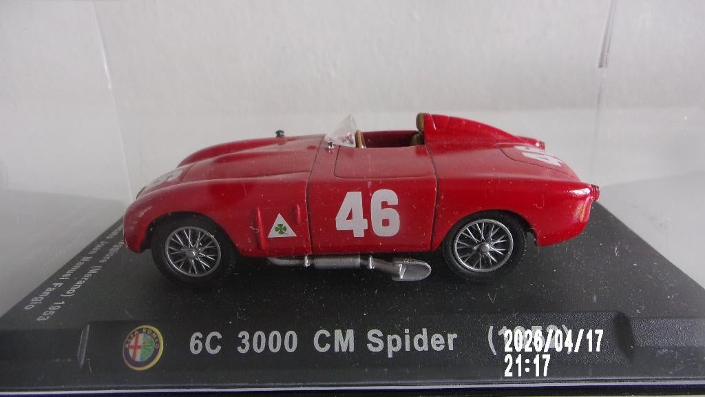 ALFA 6C 3,0L CM SPIDER.J-M FANGIO MERANO 53.1/43 FABBRI,TOP., Enlèvement ou Envoi, Comme neuf, Voiture, Autres marques