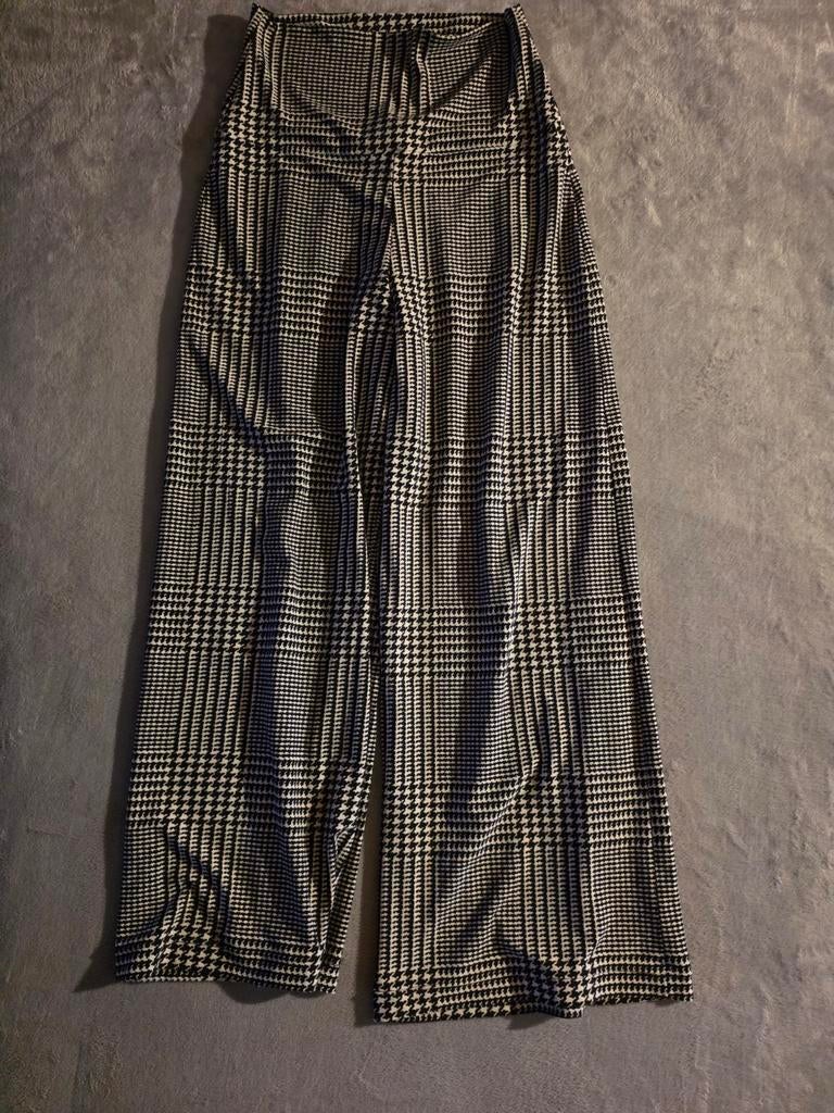 Normakamali pied de poule wide leg broek zwart wit XS 29, Kleding | Dames, Rokken, Ophalen, Wit