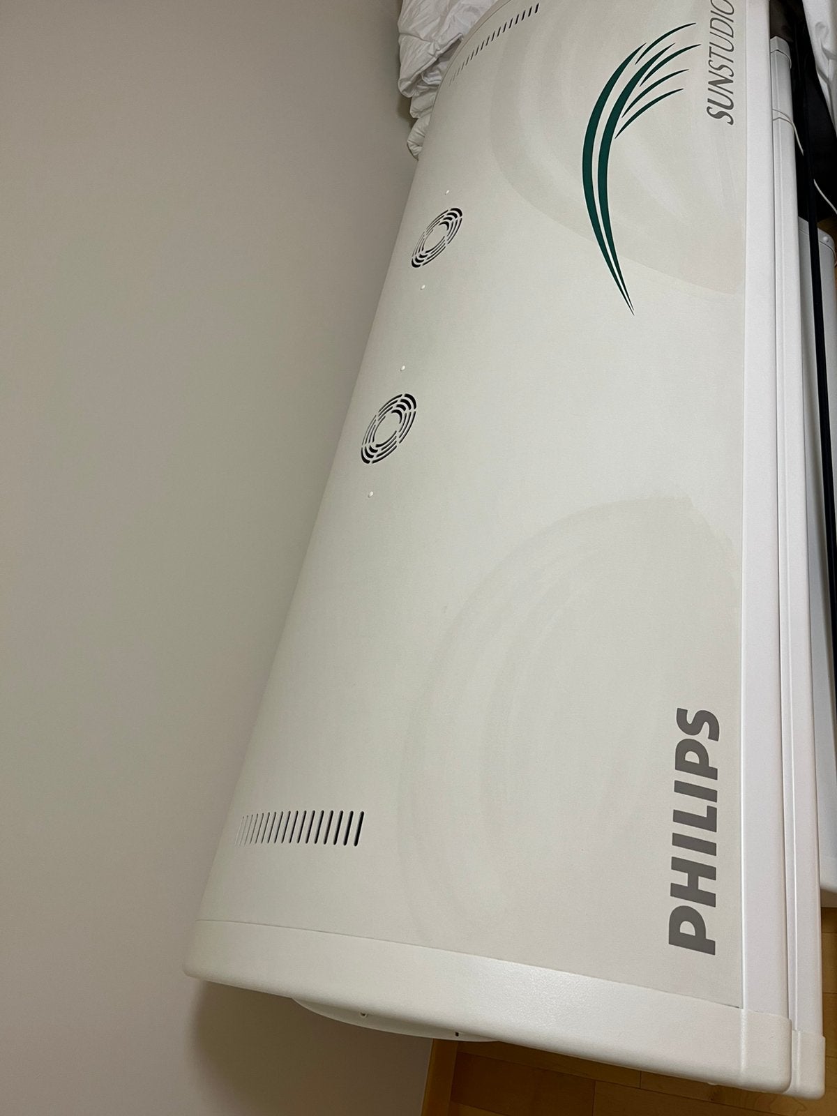 Philips zonnebank met gezichtsbruiner, Ophalen, Zo goed als nieuw, Gezichtsbruiner