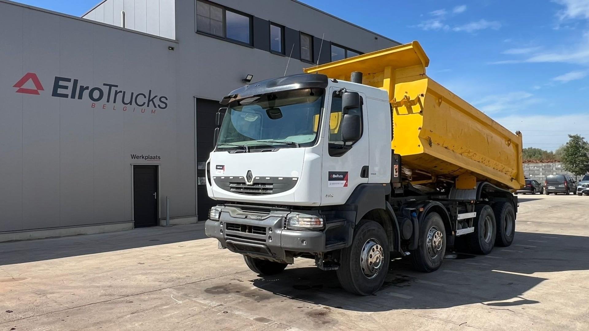 Renault Kerax 450 DXI (BOITE MANUELLE / LAMES / GRAND PONT /, Autos, Camions, Euro 5, Achat, Entreprise, Autres couleurs