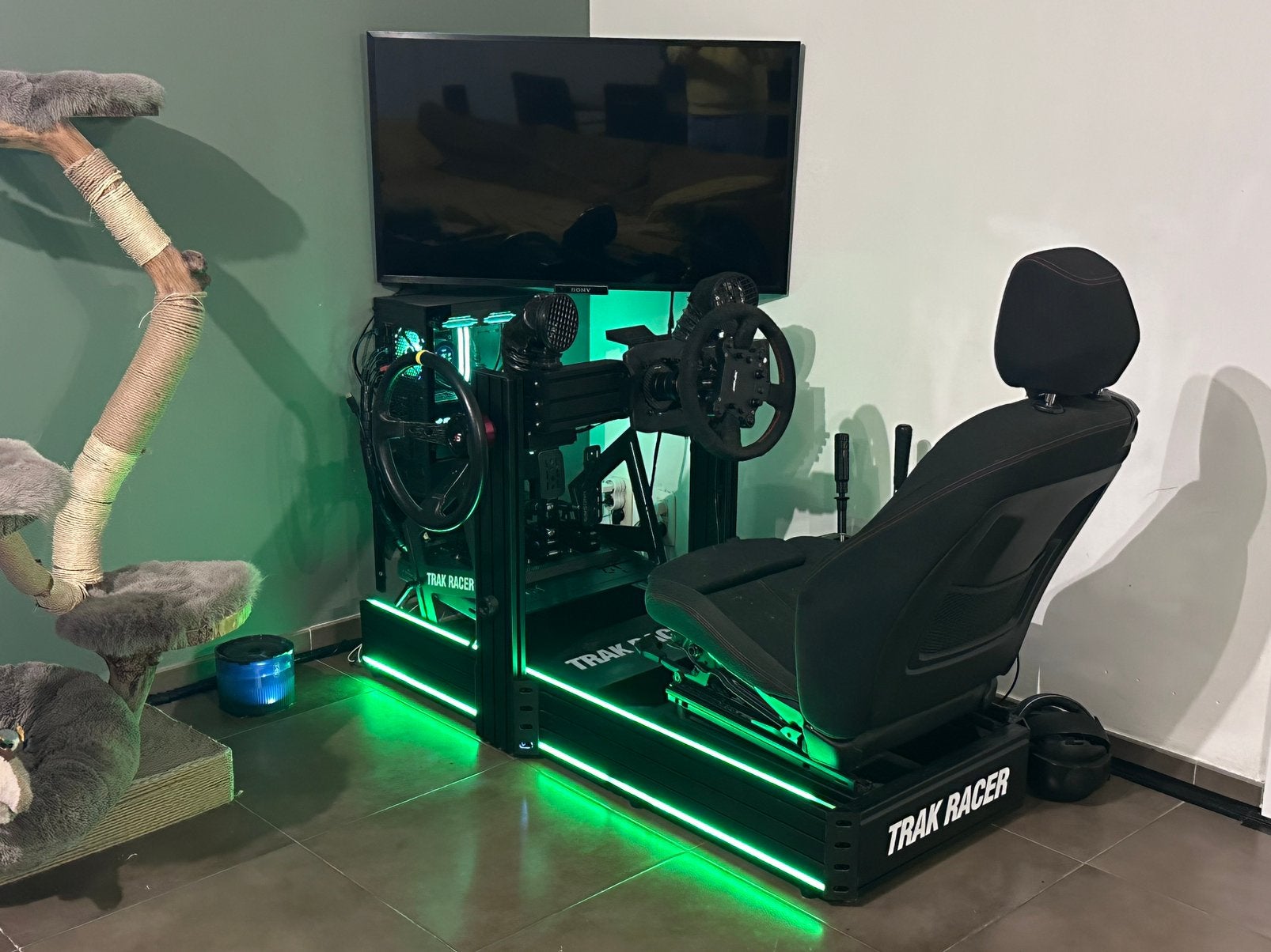 Simracing setup, Ophalen, Zo goed als nieuw