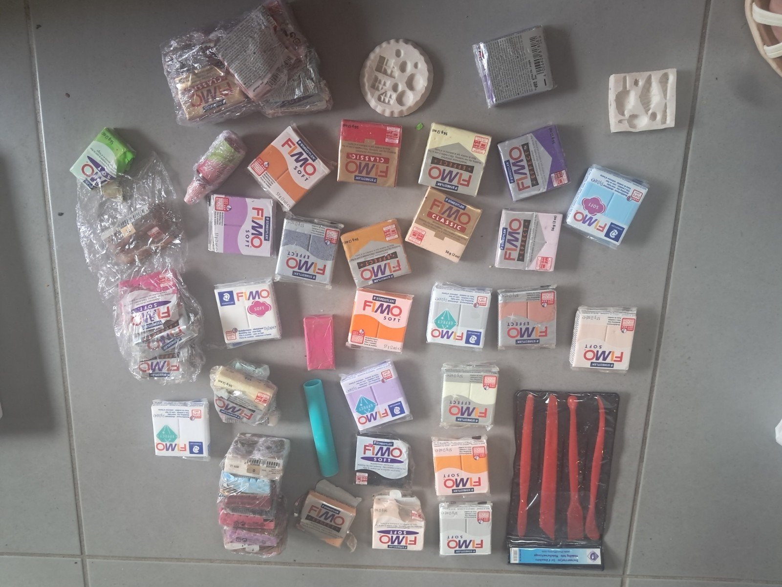 Groot lot fimo enz, Hobby en Vrije tijd, Knutselen, Ophalen of Verzenden