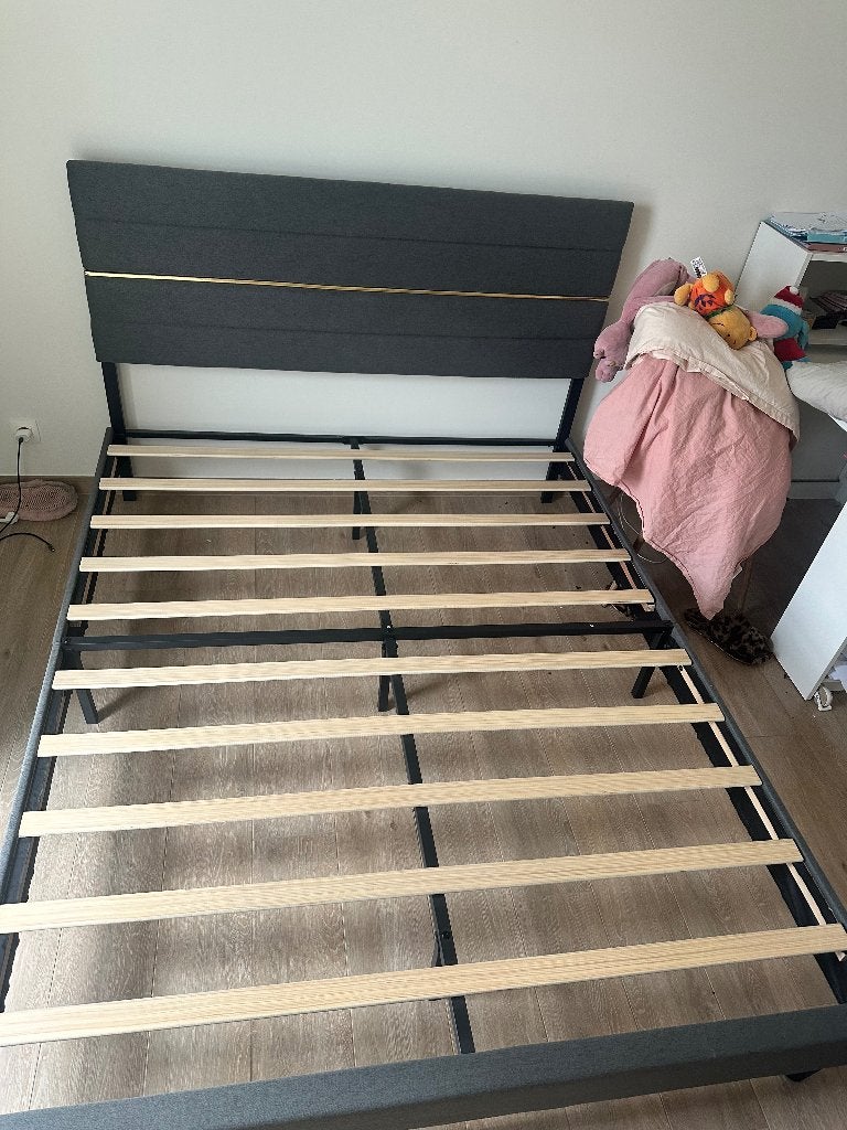 Lit 160x200, Maison & Meubles, Neuf, Enlèvement, 200 cm, Bois