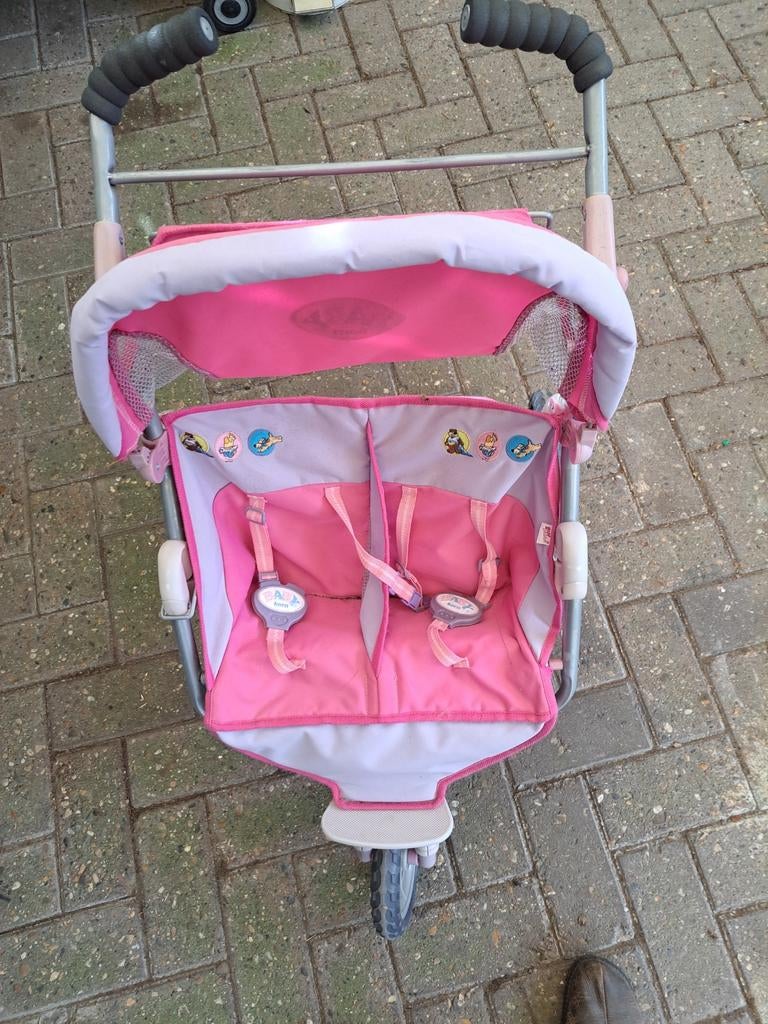 Dubbele buggy Baby Born, Kinderen en Baby's, Ophalen