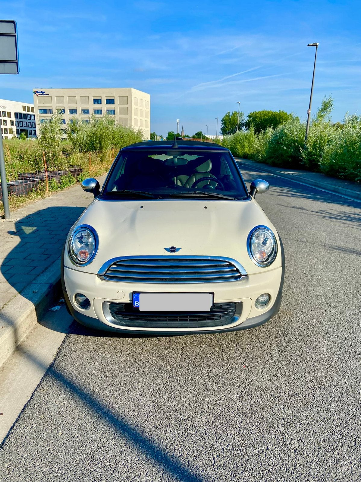 Mini cooper 1.6i cabrio, Auto's, Mini, Euro 5, 1600 cc, Wit, Leder