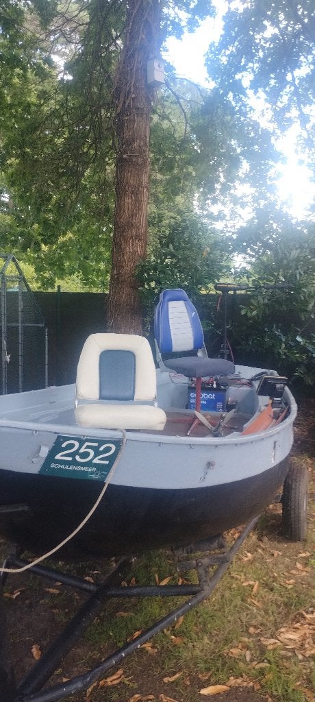 Visboot te koop, 4 m, Enlèvement, Utilisé, Polyester