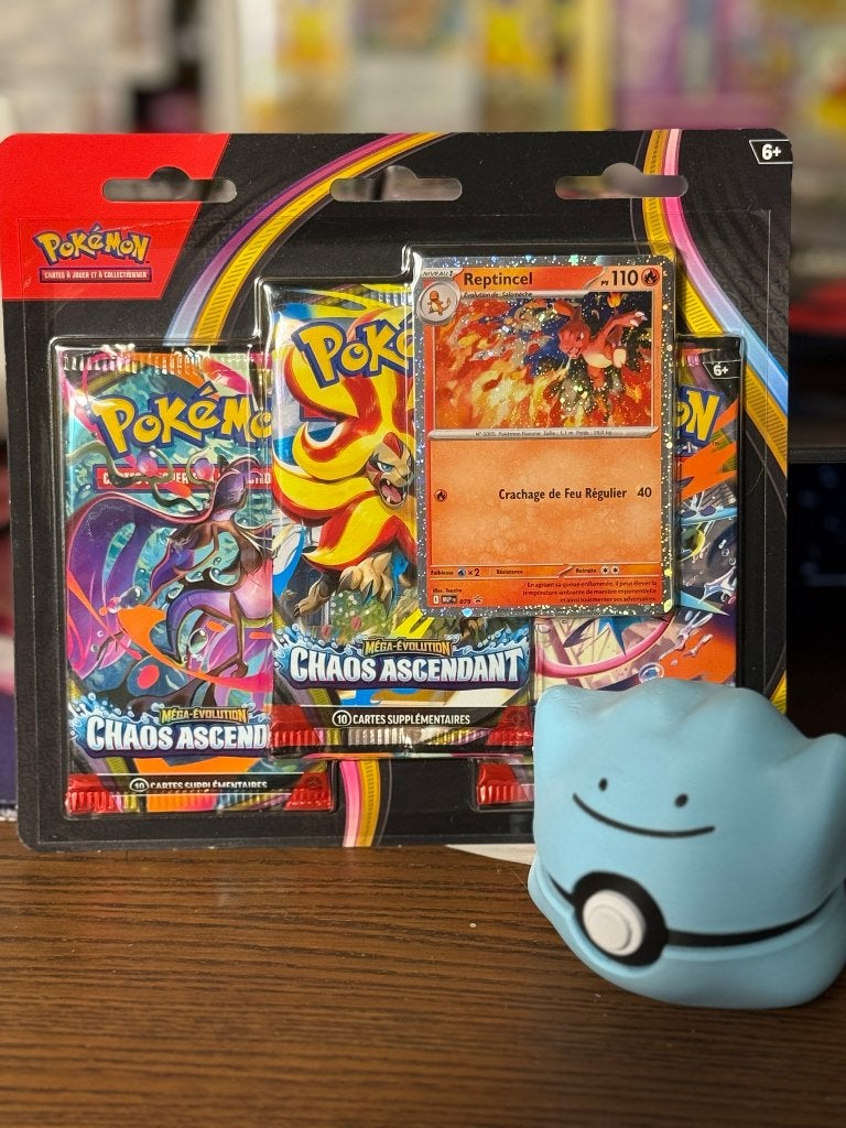 Tri-pack Pokemon Chaos Ascendant + Poke Ball 3D Metamorph, Enlèvement ou Envoi, Neuf, Autres types