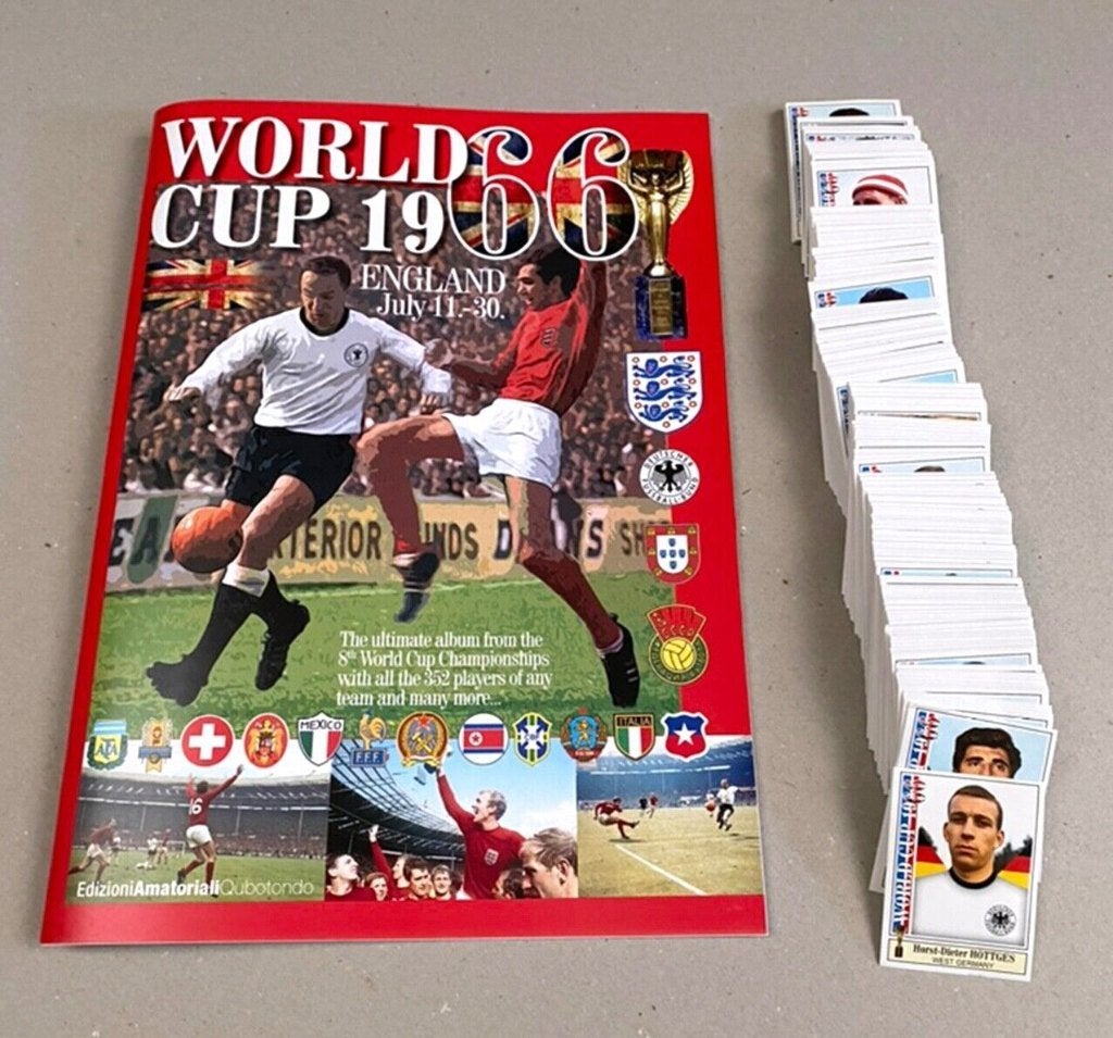 VOETBAL WORLD CUP 1966 WK ENGLAND ZELDZAAM voll.set 450 st., Verzenden, Nieuw