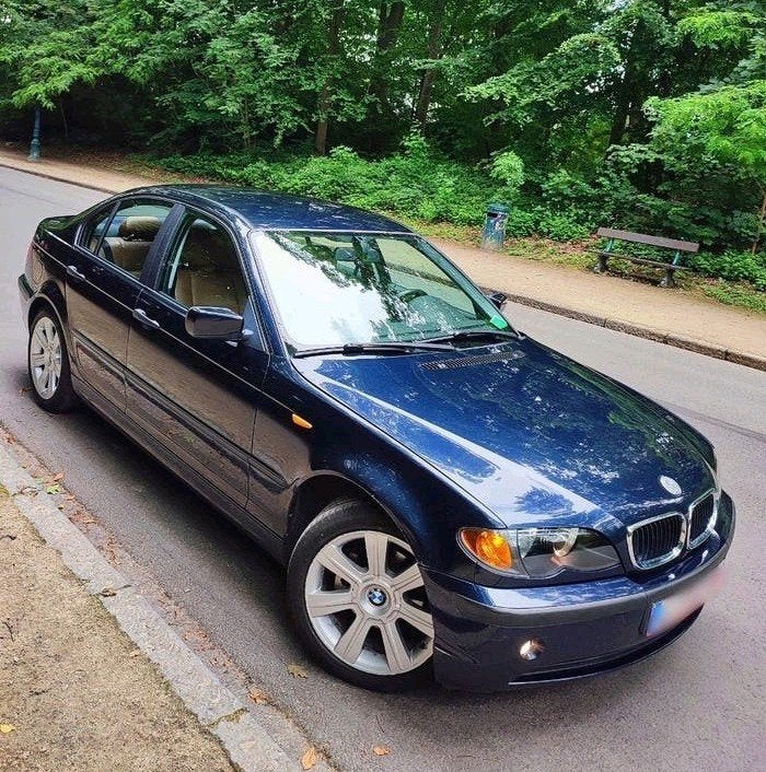 Bmw 318i E46, 2.0 essence. Nouveau moteur. Remise à neuf, Auto's, BMW, Achterwielaandrijving, Beige, Blauw, Leder