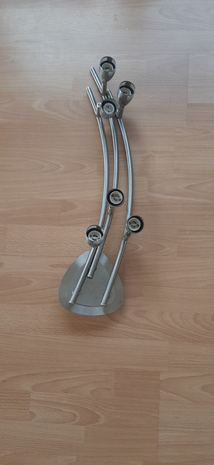 Prachtige luster/plafondlampen met 6 lamphouders verstelbaar, Ophalen, Gebruikt