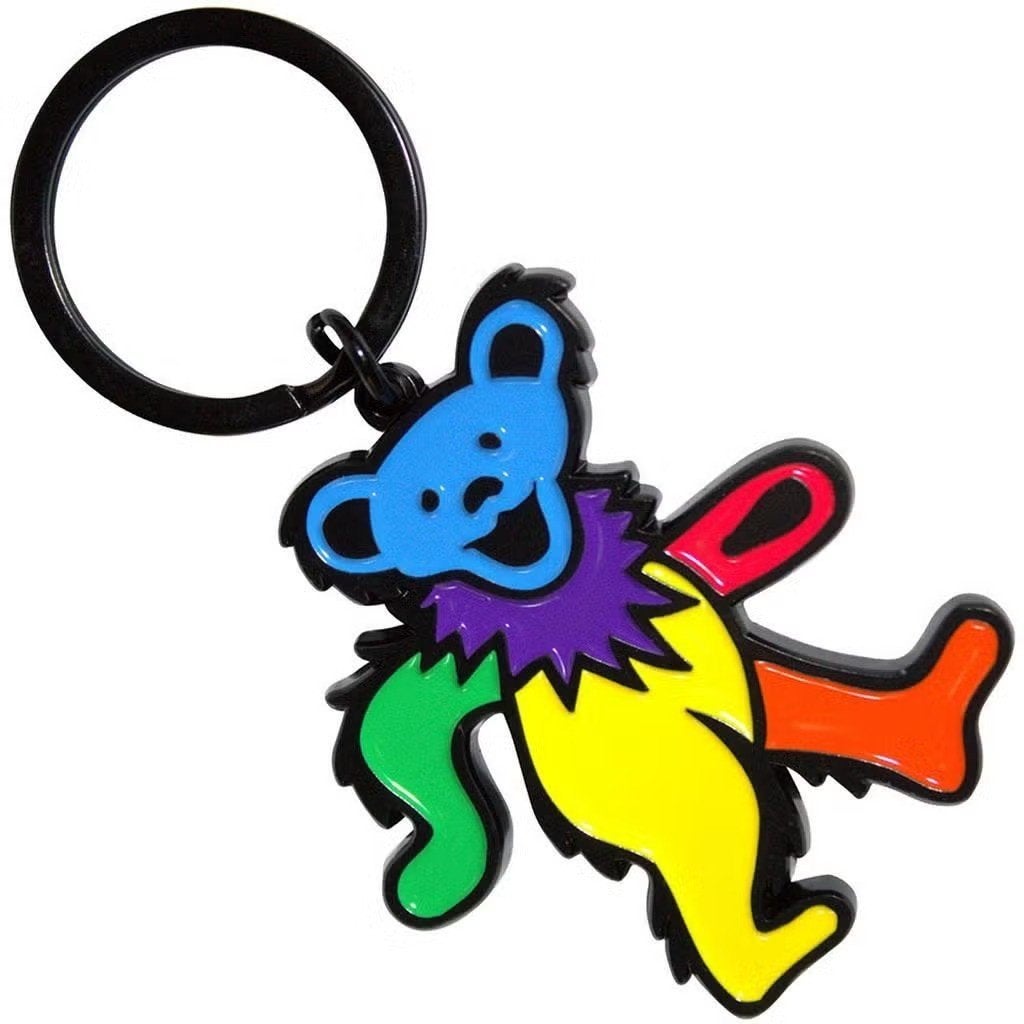 Grateful Dead - Yellow Body Dancing Bear - Sleutelhanger, Ophalen of Verzenden, Nieuw