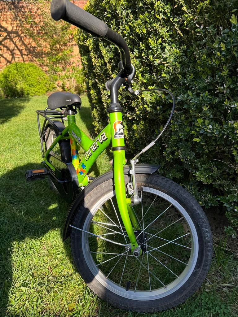 Kinderfiets minerva 16 inch, Ophalen, Gebruikt, 16 tot 20 inch