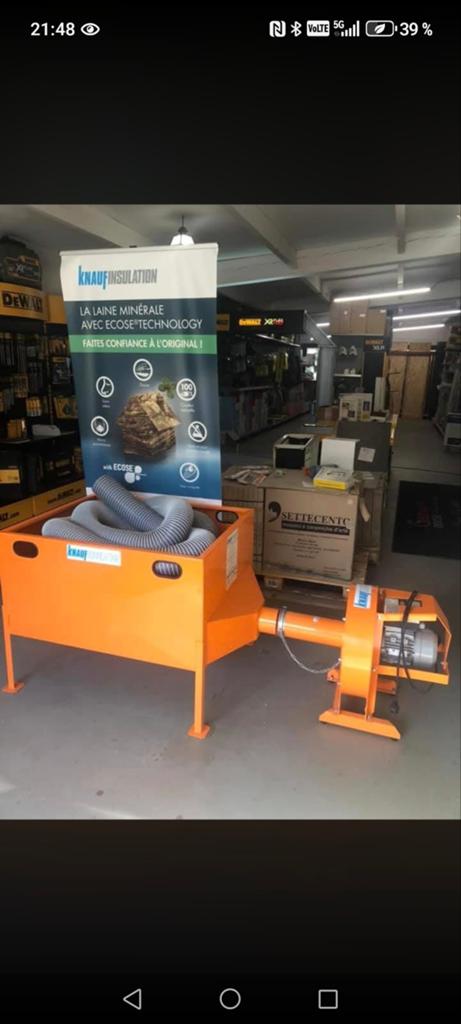 Cardeuse souffleuse KNAUF, Bricolage & Construction