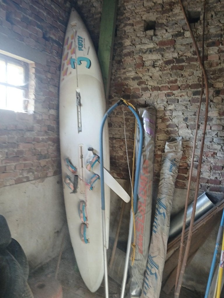 gratis surfplank met zeil, Dérive rétractable, Enlèvement, Utilisé, 300 cm ou plus