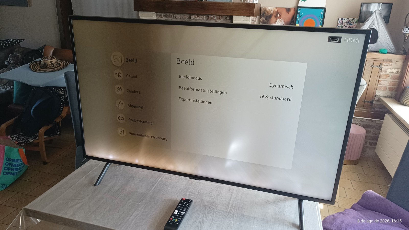 Samsung Tv 43" defect, Audio, Tv en Foto, Televisies, Ophalen, Gebruikt, LCD, Samsung