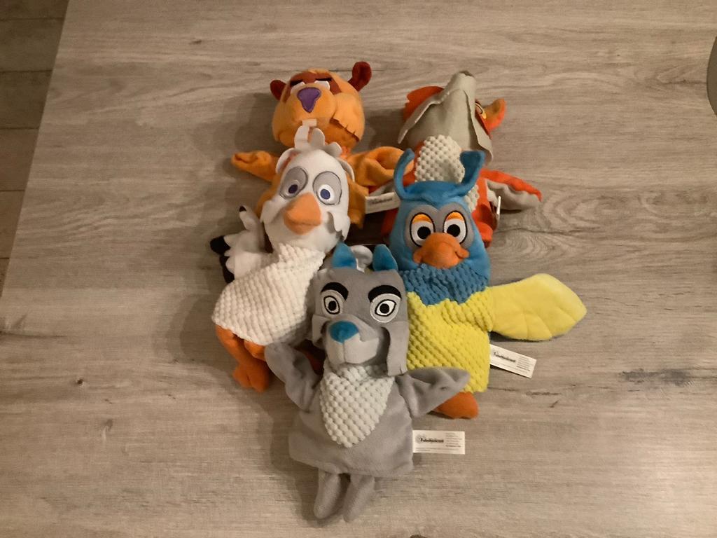 De Fabeltjeskrant verschillende handpoppen (22 cm), Ophalen of Verzenden, Zo goed als nieuw, Overige typen