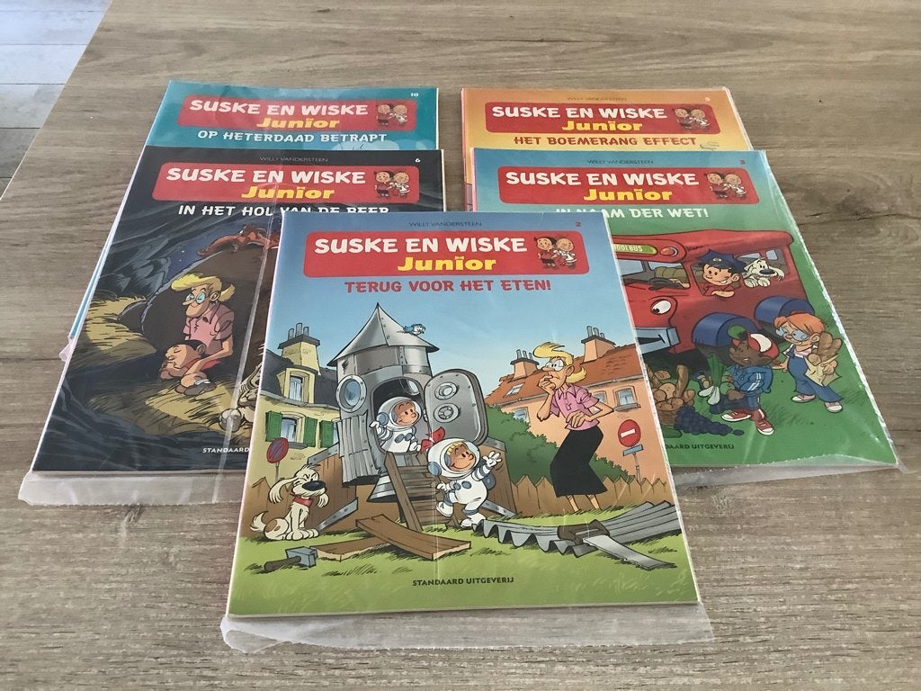 Suske en Wiske junior verschillende strips, Boeken, Meerdere stripboeken, Ophalen of Verzenden, Zo goed als nieuw