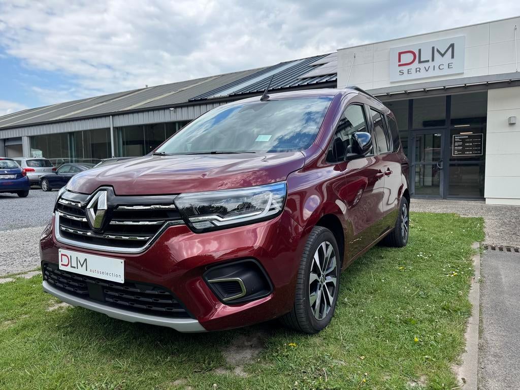 Renault Kangoo Techno 1.3 Tce boite auto 5 places attelage, Autos, Rouge, 1332 cm³, Achat, 6 portes